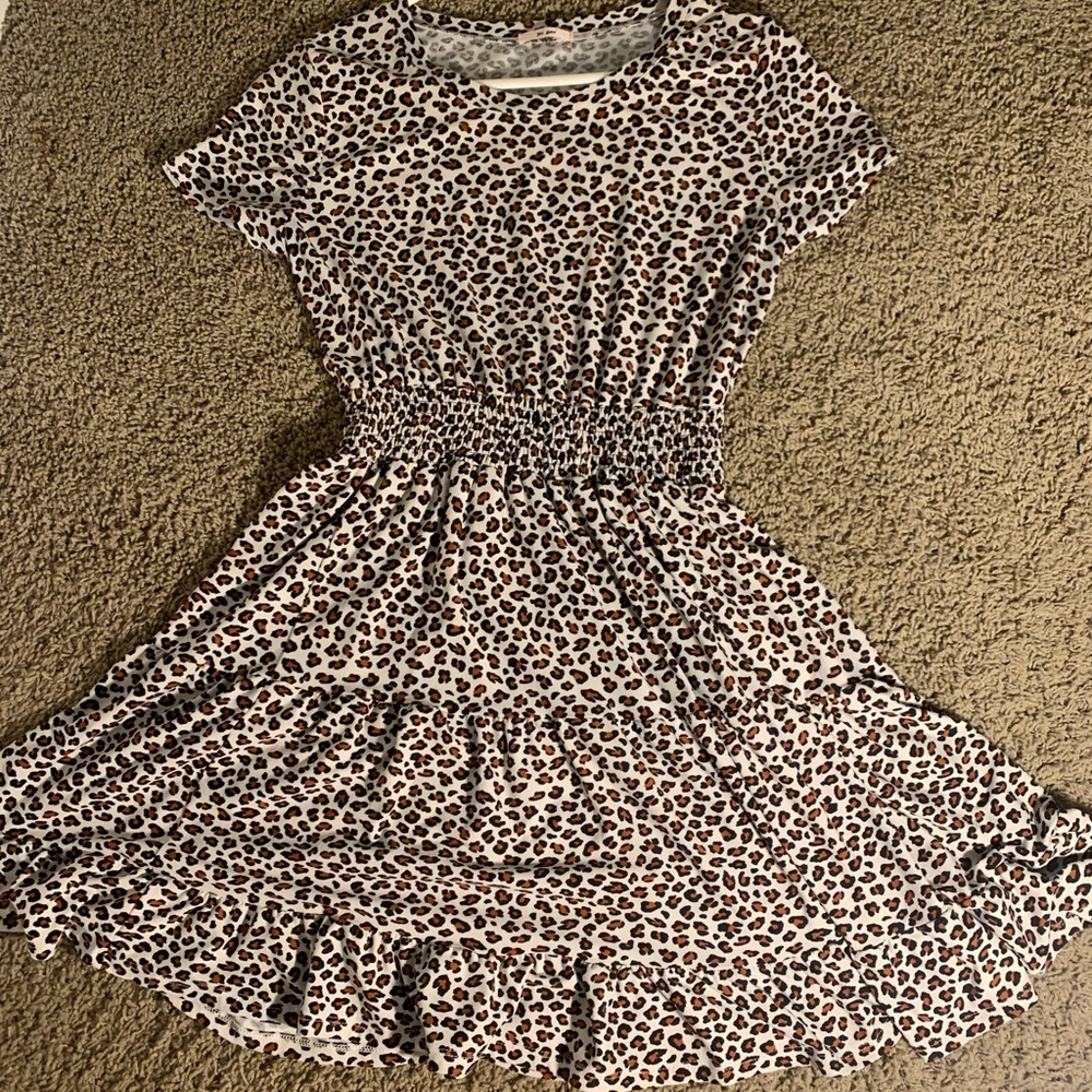 M Womens Twirl Dress cheetah print